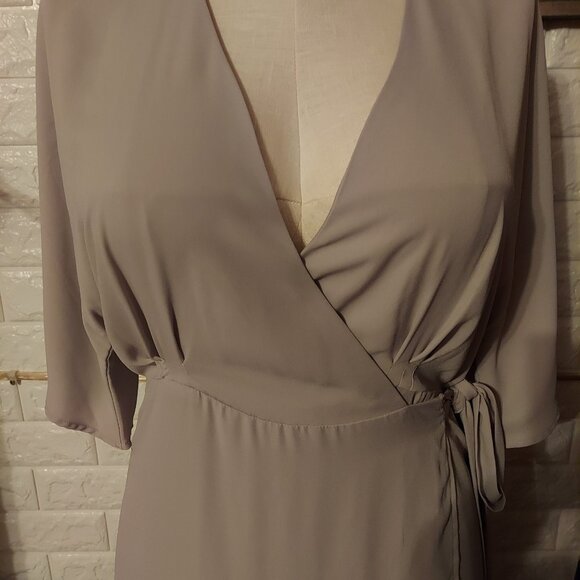 Preowned Standards & Practices Wrap Around Maxi Dress Size M - Picture 9 of 9